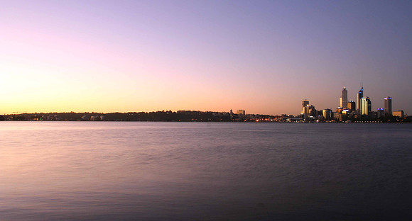 City skyline, Perth
