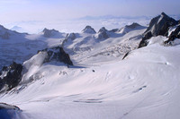 View from the Aiguille du Midi, Chamonix