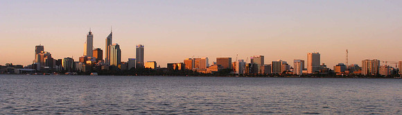 City skyline, Perth